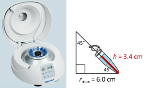 Geometry for Eppendorf rotor model F-45-12-11