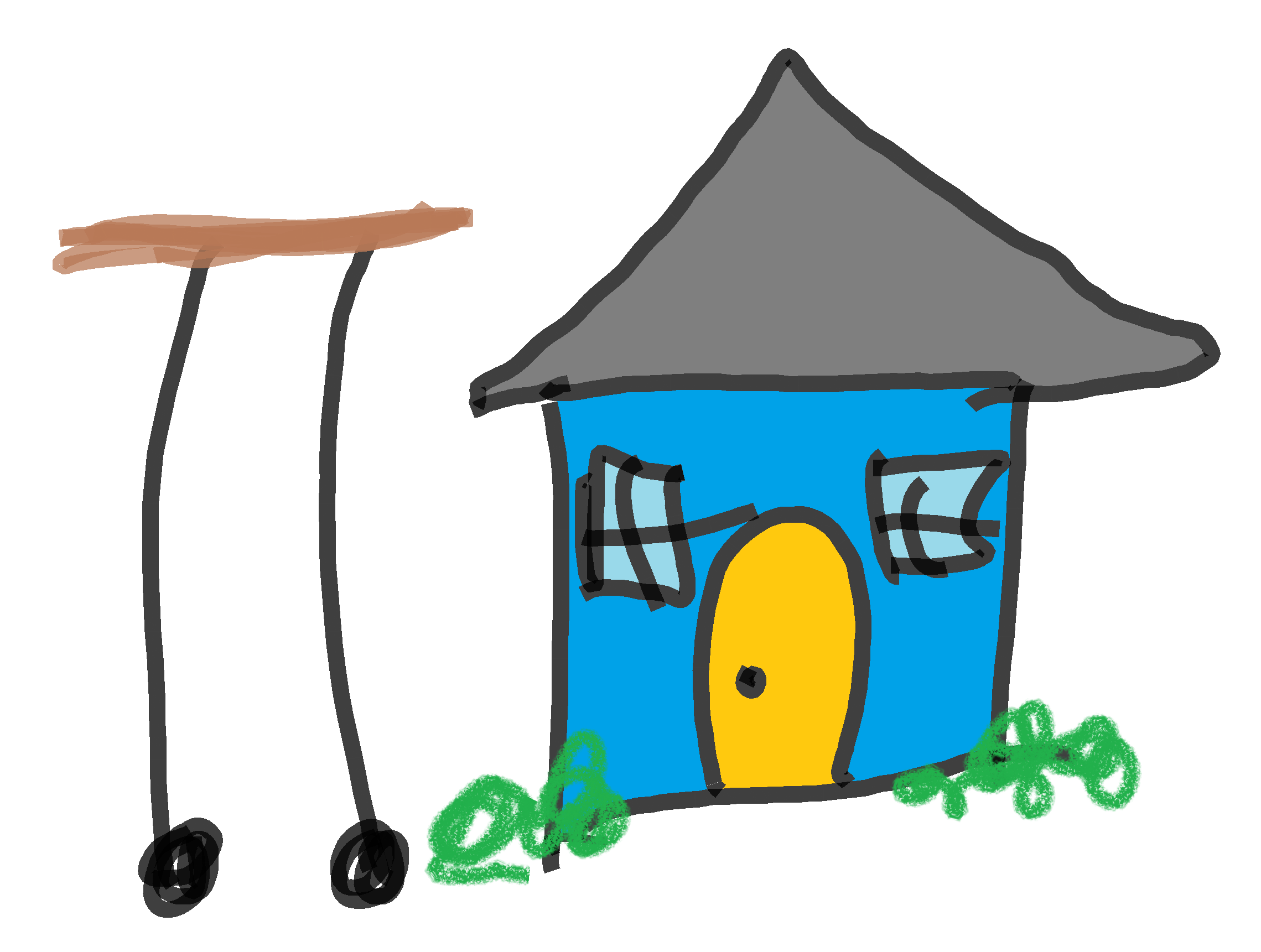 Sketch of house